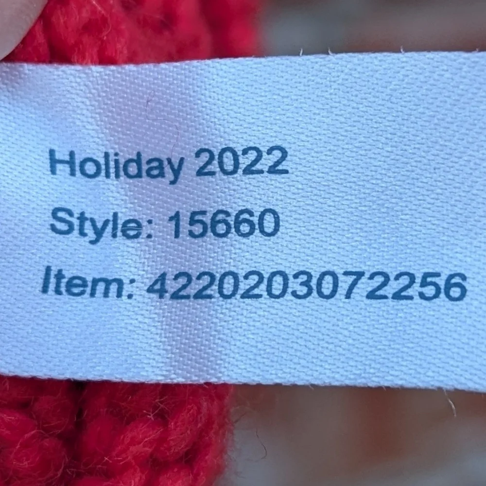 Marine Layer Archive Fair Isle Alpine Sweater Red M Wool Alpaca Blend - Picture 6 of 10